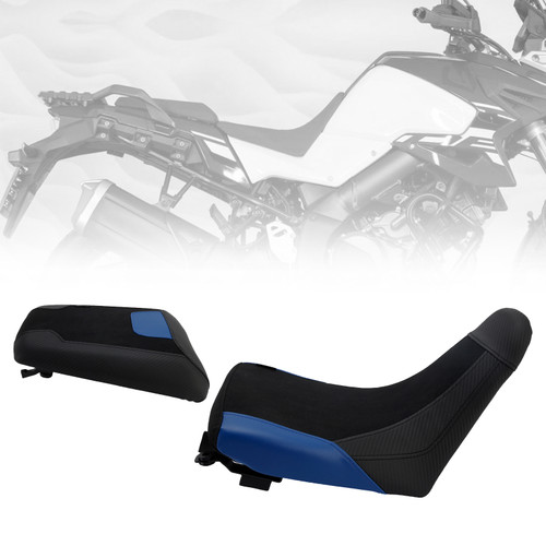 2023-2025 Suzuki V-Strom DL1050 Front & Rear Seat Driver Cushion Lower Blue Generic