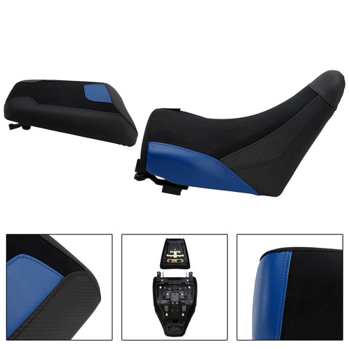 2023-2025 Suzuki V-Strom DL1050 Front & Rear Seat Driver Cushion Blue Generic