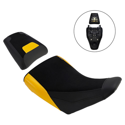 2023-2025 Suzuki V-Strom DL1050 Front & Rear Seat Driver Cushion Yellow Generic