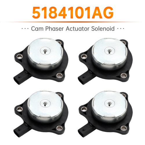 2011-2021 Jeep Cherokee Wrangler 4PCS Cam Phaser Actuator Solenoid 5184101AG Generic