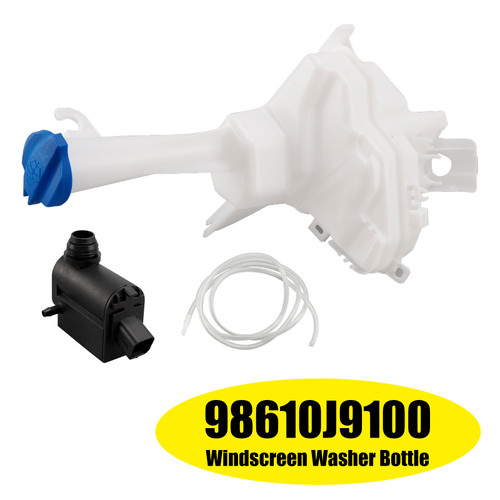 2018-2021 Hyundai Kona Windscreen Washer Bottle With Pump Sensor & Cap Generic