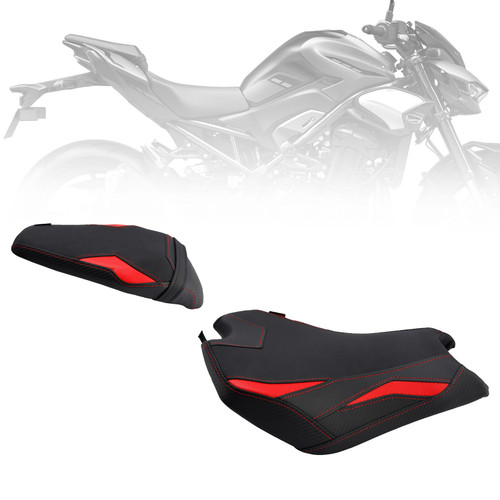 2025 Kawasaki Z900 Zr900-F Front & Rear Seat Driver Cushion Red Generic