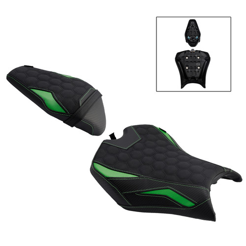 2025 Kawasaki Z900 Zr900-F Front & Rear Seat Driver Cushion GRN Generic