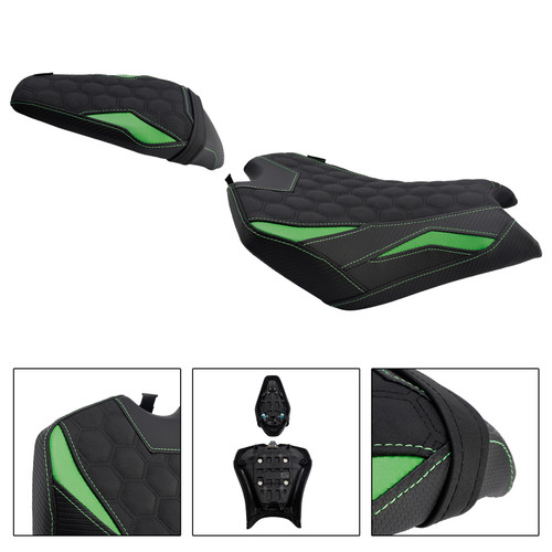 2025 Kawasaki Z900 Zr900-F Front & Rear Seat Driver Cushion GRN Generic
