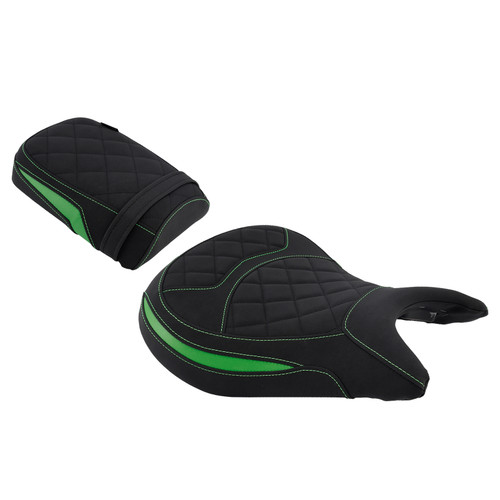 2024-2025 Kawasaki Eliminator 500 Front & Rear Seat Driver Cushion Lower Green Generic