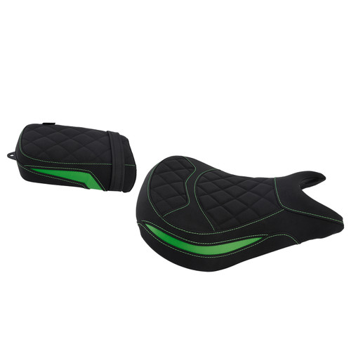 2024-2025 Kawasaki Eliminator 500 Front & Rear Seat Driver Cushion Lower Green Generic