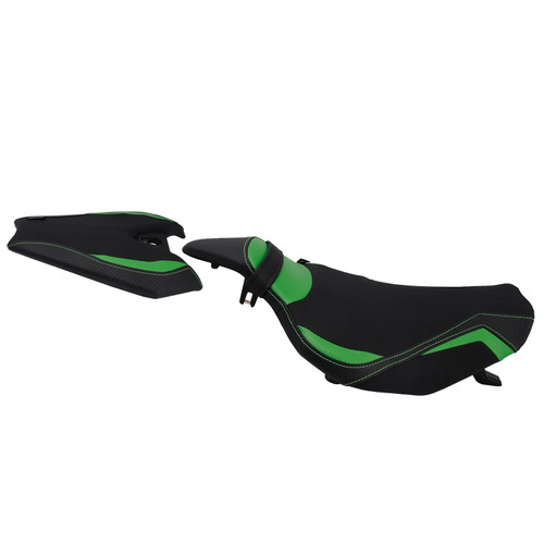 2014-2025 Kawasaki Z1000 Front & Rear Seat Driver Cushion Green Generic