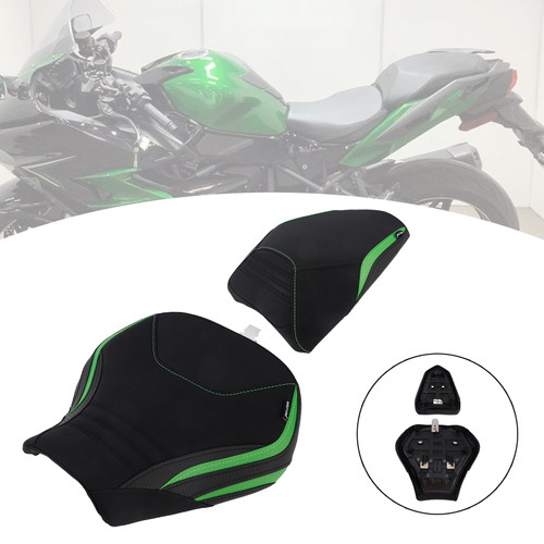 2022-2025 Kawasaki Ninja H2 Sx Front&Rear Seat Driver Cushion Green Generic