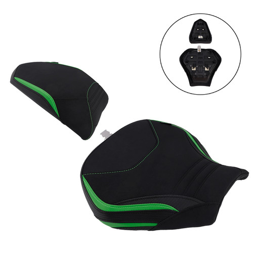 2022-2025 Kawasaki Ninja H2 Sx Front&Rear Seat Driver Cushion Green Generic