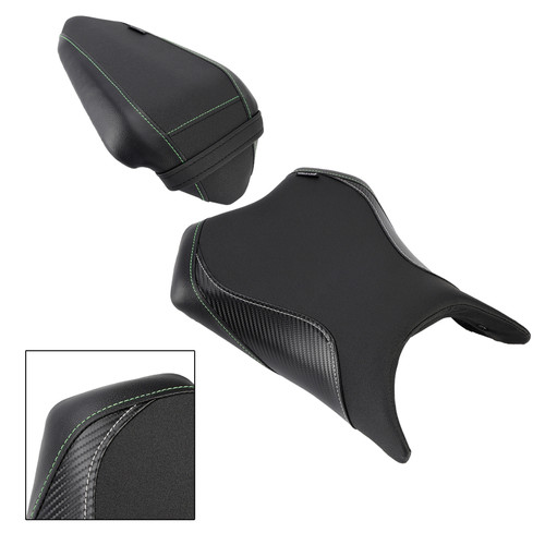 2024-2025 Kawasaki Ninja Z500 Front & Rear Seat Driver Cushion Black Generic