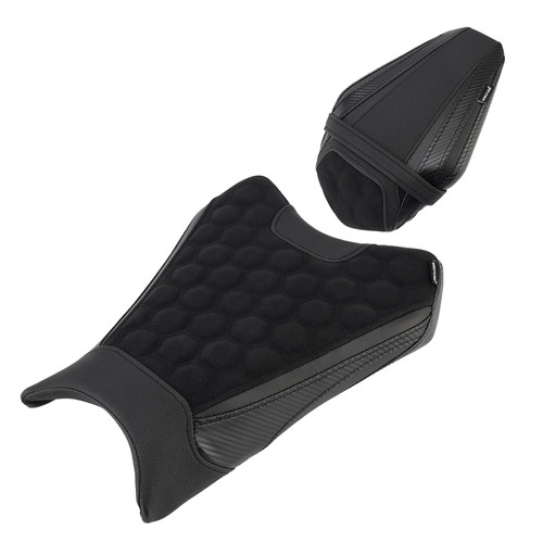 2019-2025 Kawasaki Zx-6R Front&Rear Seat Driver Cushion Black Generic