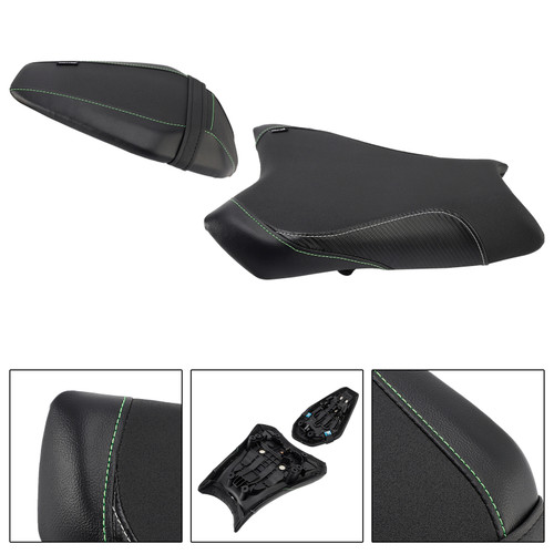 2019-2025 Kawasaki Zx-6R Front&Rear Seat Driver Cushion BLK Generic