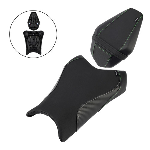2019-2025 Kawasaki Zx-6R Front&Rear Seat Driver Cushion BLK Generic