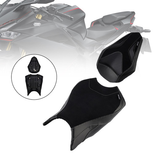 2017-2024 Honda Cbr250Rr Front&Rear Raider Passenger Cushion Kit Black Generic