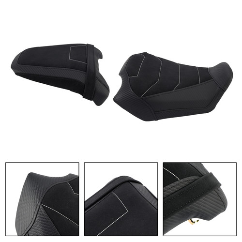 2024-2025 Honda Cb650R Cbr650R Front&Rear Raider Passenger Cushion Kit Black Generic