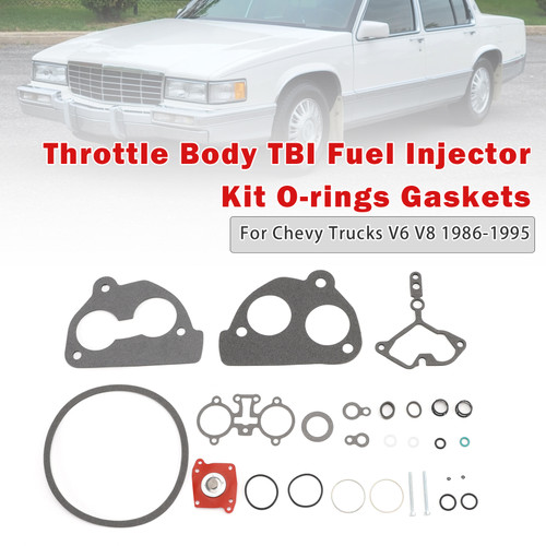 1991-1993 For Buick 305 and 350 engines Throttle Body TBI Fuel Injector Kit O-rings Gaskets Generic