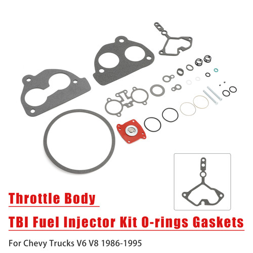 1986-1994 For Chevy/ GMC Truck Throttle Body TBI Fuel Injector Kit O-rings Gaskets Generic