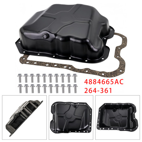 2007-2017 Jeep Journey Caliber Dodge Avenger Patriot Compass 4884665AC Engine Oil Pan Kit 264-361 Generic