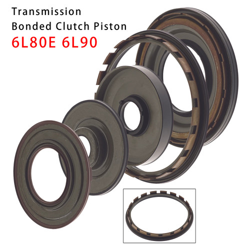 2006+ Cadillac GMC Cars and trucks 5PCS 6L80E 6L90 Transmission Bonded Clutch Piston Set Generic