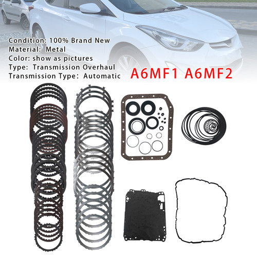 A6MF1 A6MF2 Transmission Master Rebuild Kit For Hyundai Tucson Kia Optima Forte