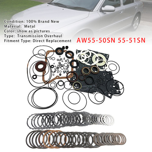 2005-2007 Chevy Equinox AW55-50SN 55-51SN Transmission Master Rebuild Kit Generic