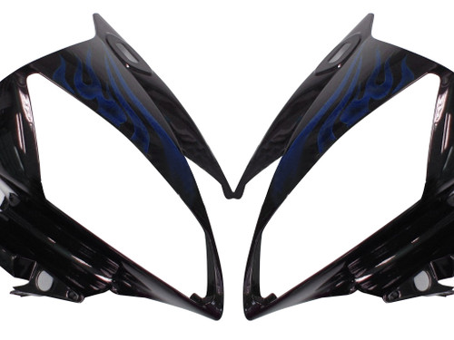 Fairings Yamaha YZF-R6 Black & Blue Flame R6 Racing (2006-2007)