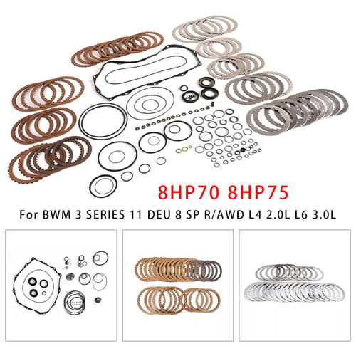2009-2011 JAGUAR 8HP70 8HP75 Auto Transmission Master Rebuild Kit Clutch Plates Generic