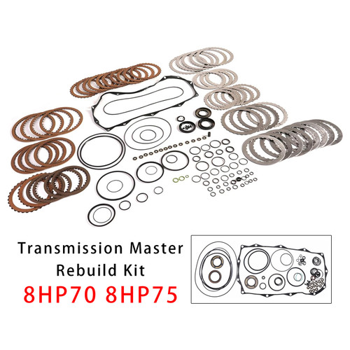 ASTON MARTIN 8HP70 8HP75 Auto Transmission Master Rebuild Kit Clutch Plates Generic