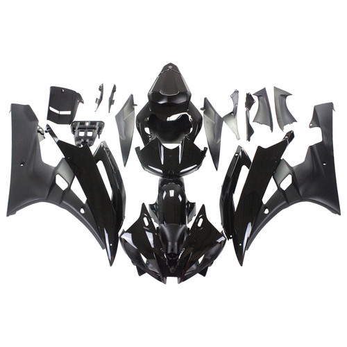2006-2007 Yamaha YZF-R6 Contrast Black R6 Racing Amotopart Fairings Customs Fairing