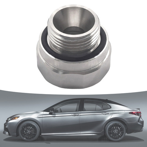 Thread Size Oil Drain Valve Adapter Silver A-211 27mm-2.0