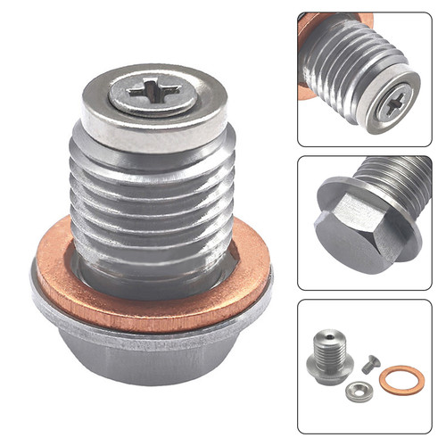 Universal Car Engine Magnetic Oil M14x1.5 Drain Plug Screw Nut Bolt Sump