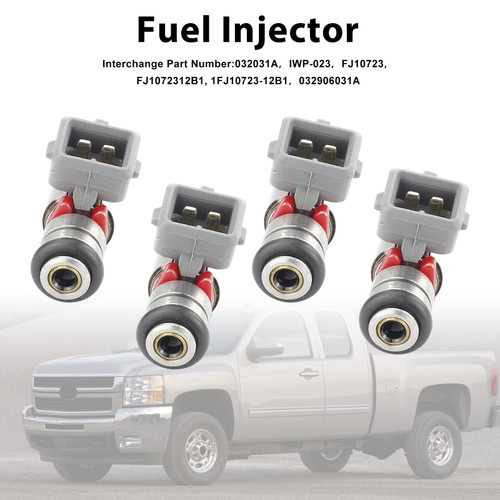1991-1998 VW Vento (1H2) 4Pcs Fuel Injector IWP-023 Generic