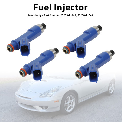 2003-2014 Toyota Celica Corolla Matrix 1.8L L4 4Pcs Fuel Injector 23250-21040 Generic