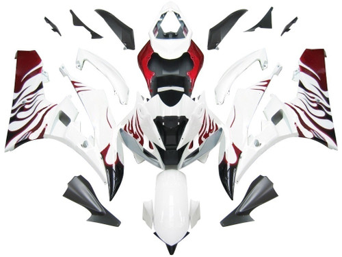 Injection Fairing Kit Bodywork Plastic ABS fit For Yamaha YZF 600 R6 2006-2007
