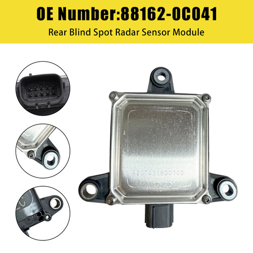 2017-2021 Toyota Tundra Rear Blind Spot Radar Sensor Module 88162-0C041 Generic
