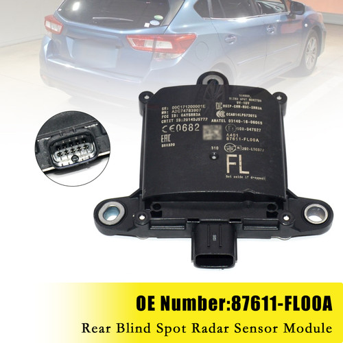 2017-2020 Subaru Impreza Rear Blind Spot Radar Sensor Module 87611-FL00A Generic