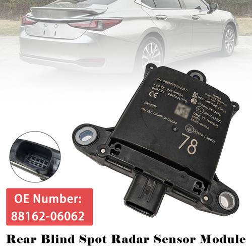 2019-2020 Lexus ES300h ES350 Rear Blind Spot Radar Sensor Module 88162-06062 Generic
