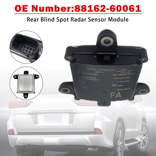 2008-2020 Toyota Land Cruiser Rear Blind Spot Radar Sensor Module 88162-60061 Generic