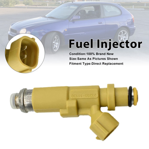 1995-2005 Toyota Corolla 1.6L/1.8L 1Pcs Fuel Injector 23250-11130 Generic