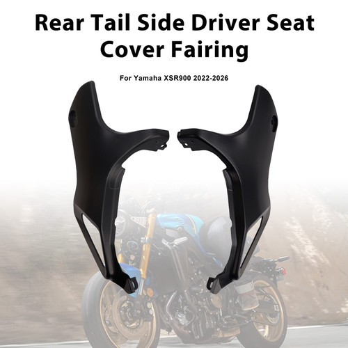 2022-2026 Yamaha XSR900 Rear Tail Side Driver Seat Cover Fairing Matte Black Generic
