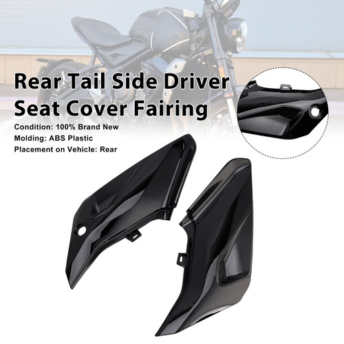 2022-2026 Triumph Trident 660 Rear Tail Side Driver Seat Cover Fairing Black Generic