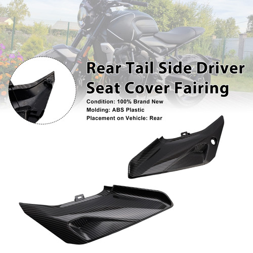 2022-2026 Triumph Trident 660 Rear Tail Side Driver Seat Cover Fairing Carbon Generic