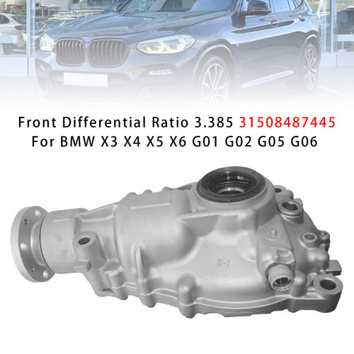 2017-2024 BMW X3 X4 X5 X6 Front Differential Ratio 3.385