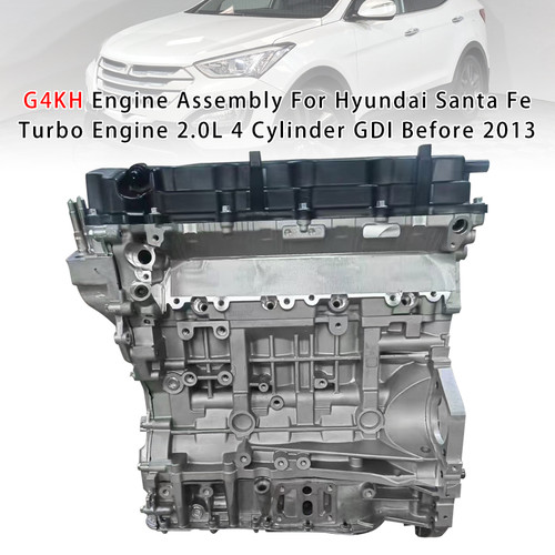 G4KH Engine Assembly For Hyundai Santa Fe Turbo Engine 2.0L 4 Cylinder GDI Before 2013