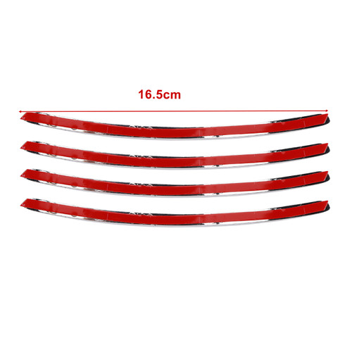 2006-2013 Harley FLHX Street Glide Fender Accent Set Rear Chrome Generic
