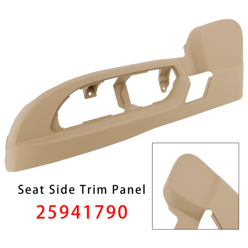 2010 Saturn Outlook Front Driver Seat Side Trim Panel Tan Cover 25941790 Generic