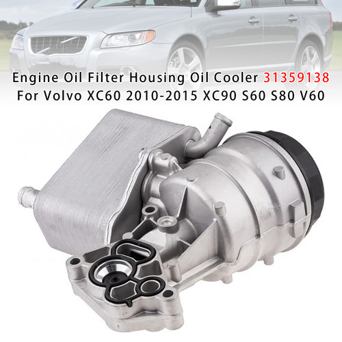 2010-2015 Volvo XC60 XC70 XC90 Engine Oil Filter Housing Oil Cooler 31359138 Generic