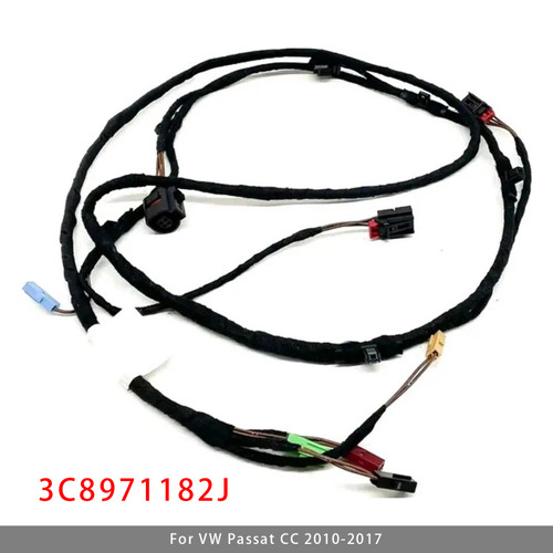2010-2017 VW Passat CC Left Rear Trunk Lid Wiring Harness 3C8971182J Generic