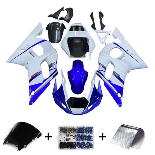 1998-2002 Yamaha YZF-R6 White & Blue No.46 FIAT R6 Racing