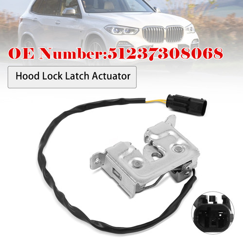 2015-2018 BMW X6 F16 All Engine Right Side Hood Latch Lock 51237308068 Generic